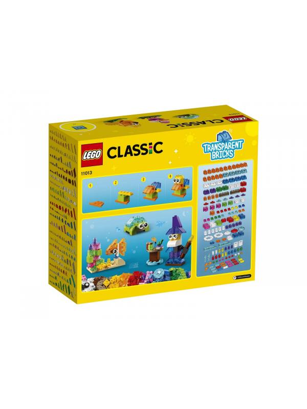 Конструктор LEGO Classic «Прозрачные кубики» 11013 / 500 деталей