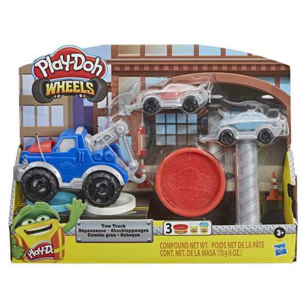 Набор для творчества Hasbro Play-Doh Wheels для лепки Эвакуатор