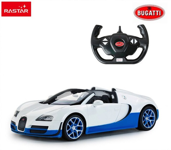 Машинка на радиоуправлении RASTAR Bugatti Grand Sport Vitesse, цвет белый, 1:14
