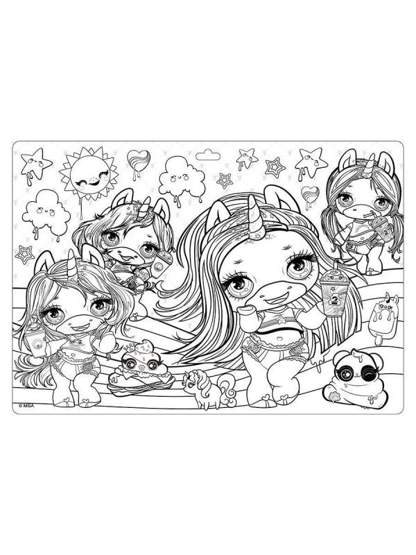 Набор для творчества Poopsie Slime Surprise Коврик-раскраска &