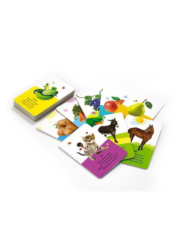 Книга. Умные карточки. В деревне. 16 карточек