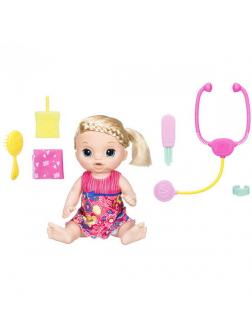 Кукла Hasbro BABY ALIVE Малышка у врача Блондинка с аксессуарами