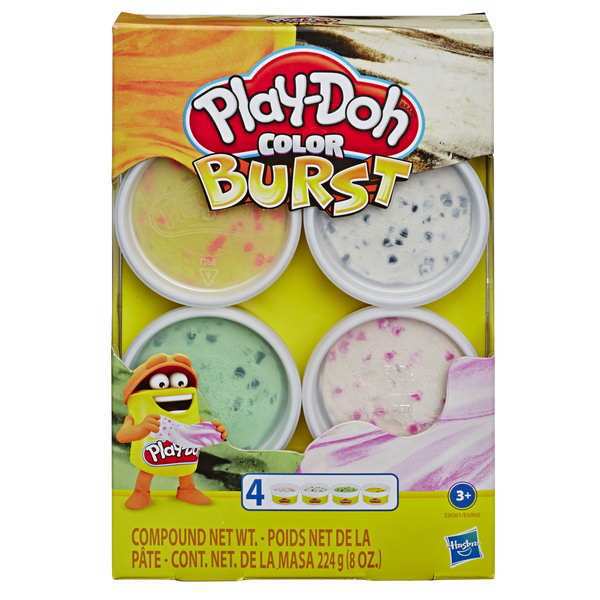 Набор для творчества Hasbro Play-Doh Масса для лепки взрыв цвета 4 цвета