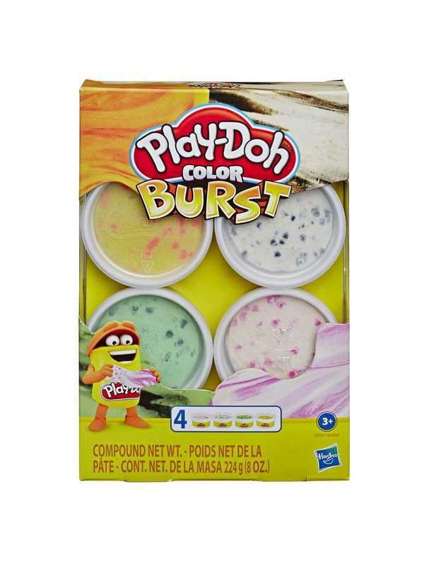 Набор для творчества Hasbro Play-Doh Масса для лепки взрыв цвета 4 цвета