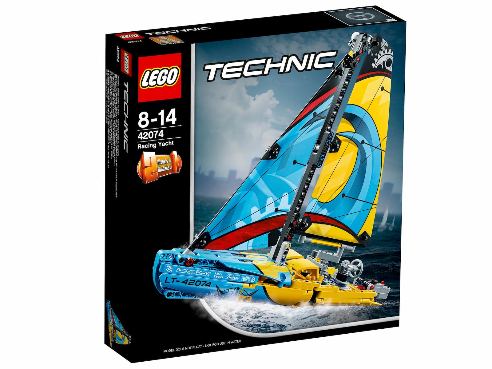 Конструктор LEGO Technic «Гоночная яхта» 42074, 330 деталей