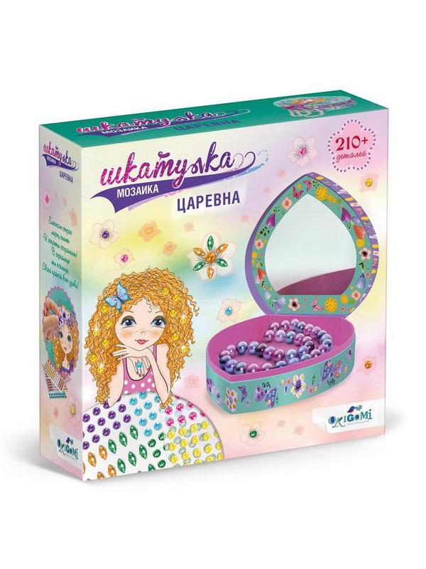 Набор для творчества ORIGAMI Шкатулка-мозаика Царевна