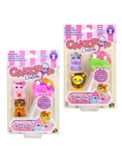 Набор игрушек Cake Pop Cuties, 2 серия, 2 вида в ассортименте, 3 штуки в наборе
