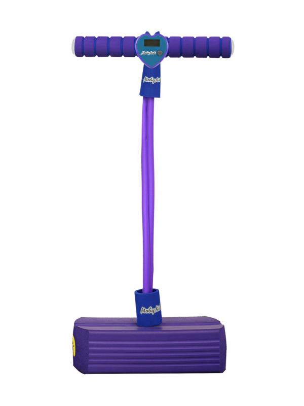 Тренажер для прыжков Moby Kids MobyJumper со счетчиком, светом и звуком, фиолетовый