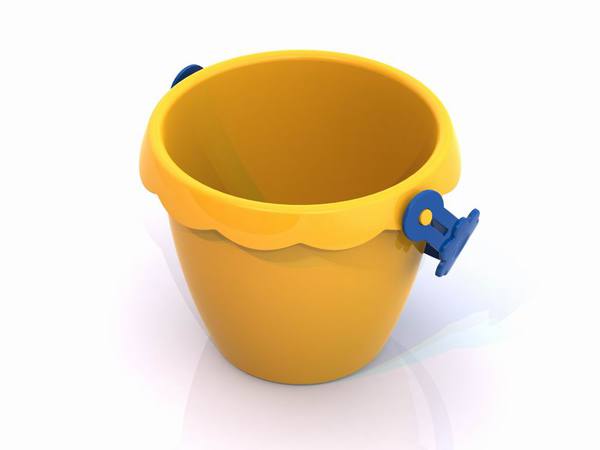 Ведро Ромашка 12.5х12,5х10 см.