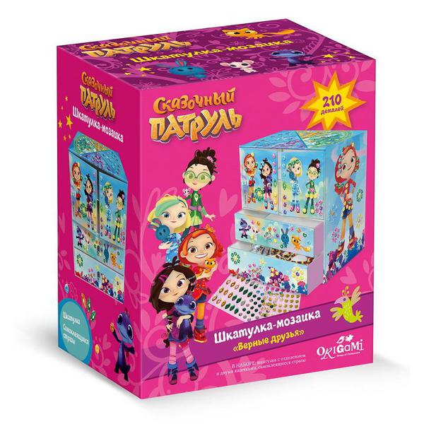 Набор для творчества ORIGAMI Шкатулка-мозаика Сказочный патруль