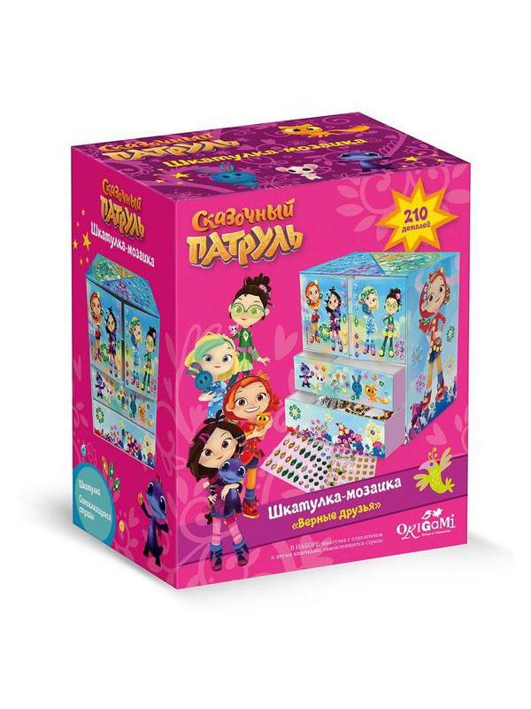 Набор для творчества ORIGAMI Шкатулка-мозаика Сказочный патруль