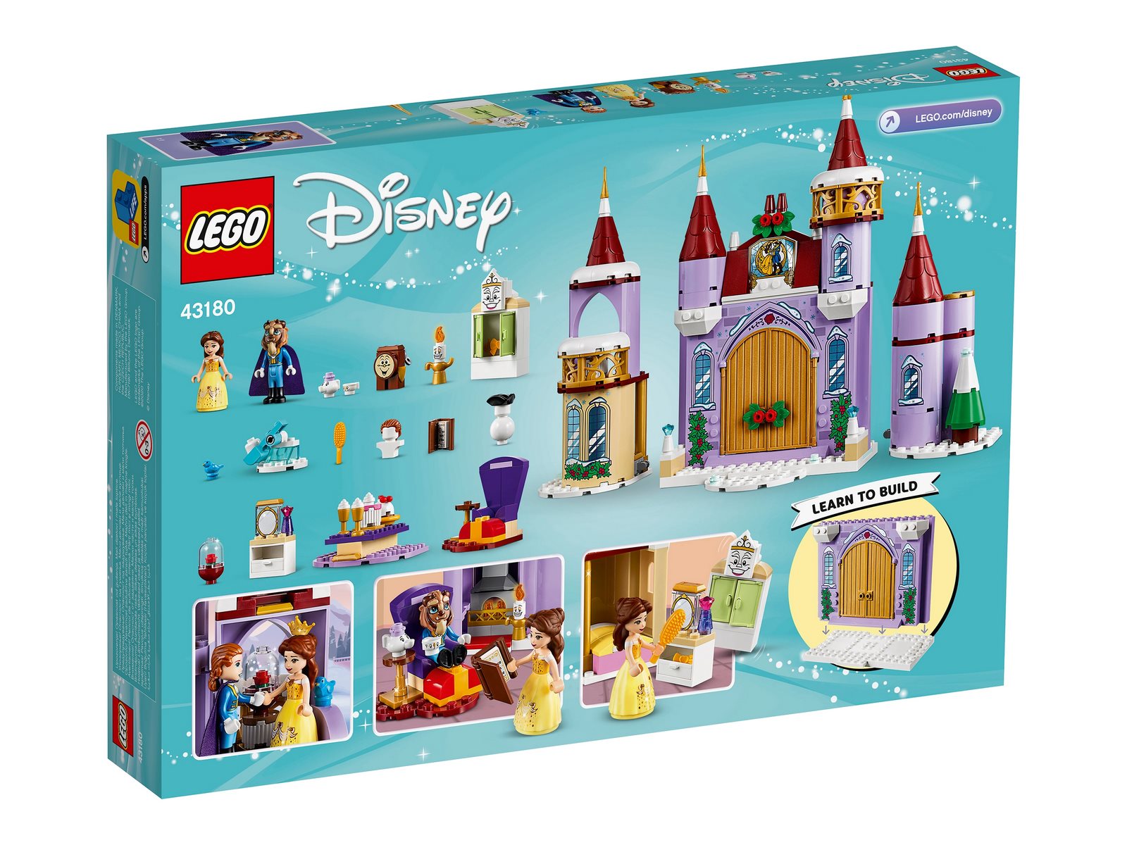 Конструктор LEGO Disney Princess «Зимний праздник в замке Белль» 43180 / 238 деталей