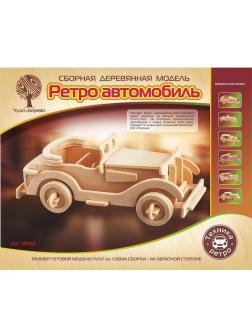 Сборная деревянная модель Чудо-Дерево Транспорт Паккард малый