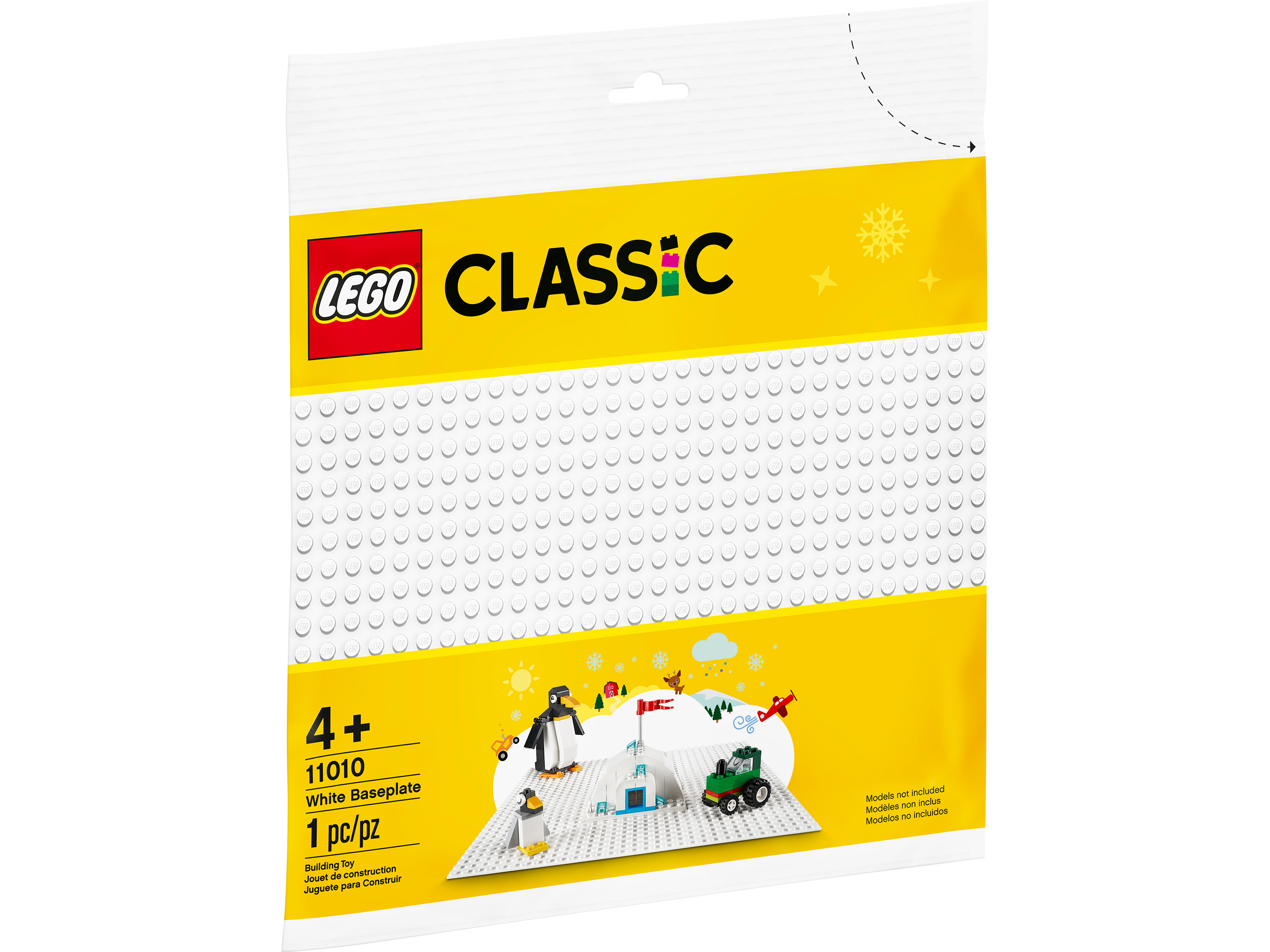 Конструктор LEGO Classic «Строительная базовая пластина» 11010 / Белая