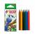 Карандаши восковые, шестигранные 8х90, 6 цветов