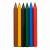 Карандаши восковые, шестигранные 8х90, 6 цветов