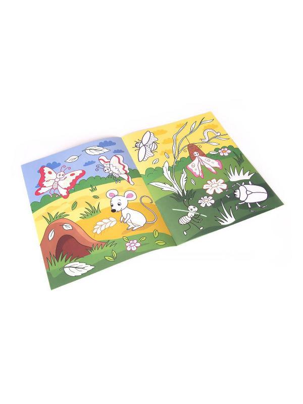 Раскраска для самых маленьких. Первые букашки