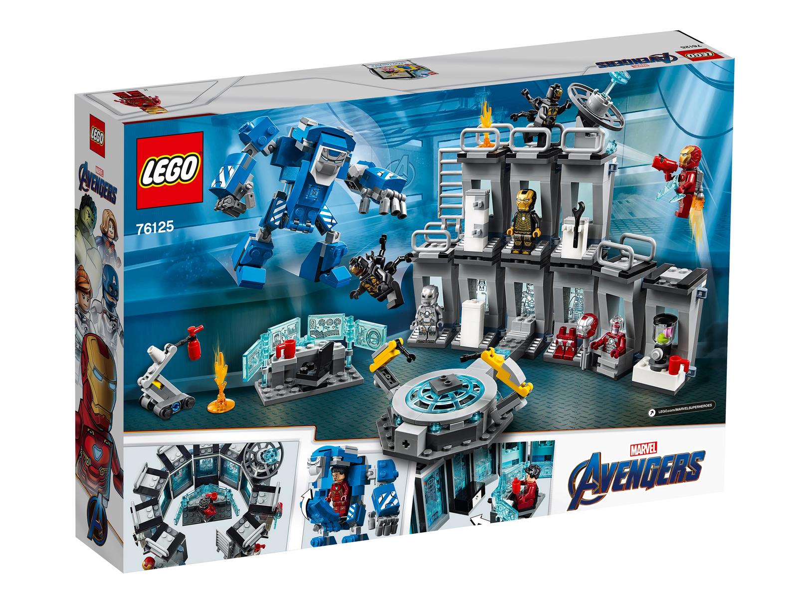 Конструктор LEGO Super Heroes «Лаборатория Железного человека» 76125 / 524 деталей