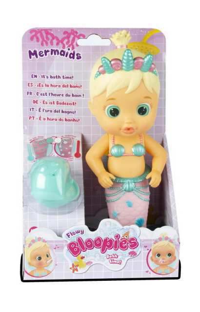 Кукла IMC Toys Bloopies для купания Flowy русалочка, 26 см