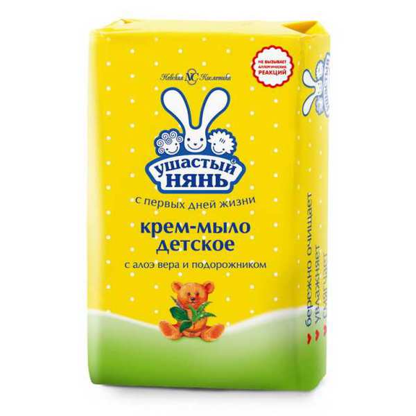 Крем-мыло Ушастый нянь с алоэ 90г