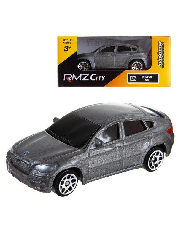 Машинка металлическая Uni-Fortune RMZ City 1:64 BMW X6, Цвет Серебристый