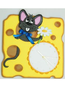 Часы из фоамирана &