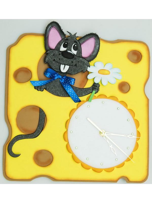 Часы из фоамирана &