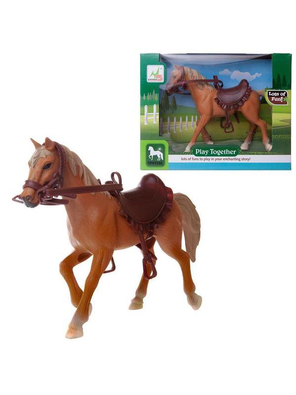 Лошадка, цвет бежевый.