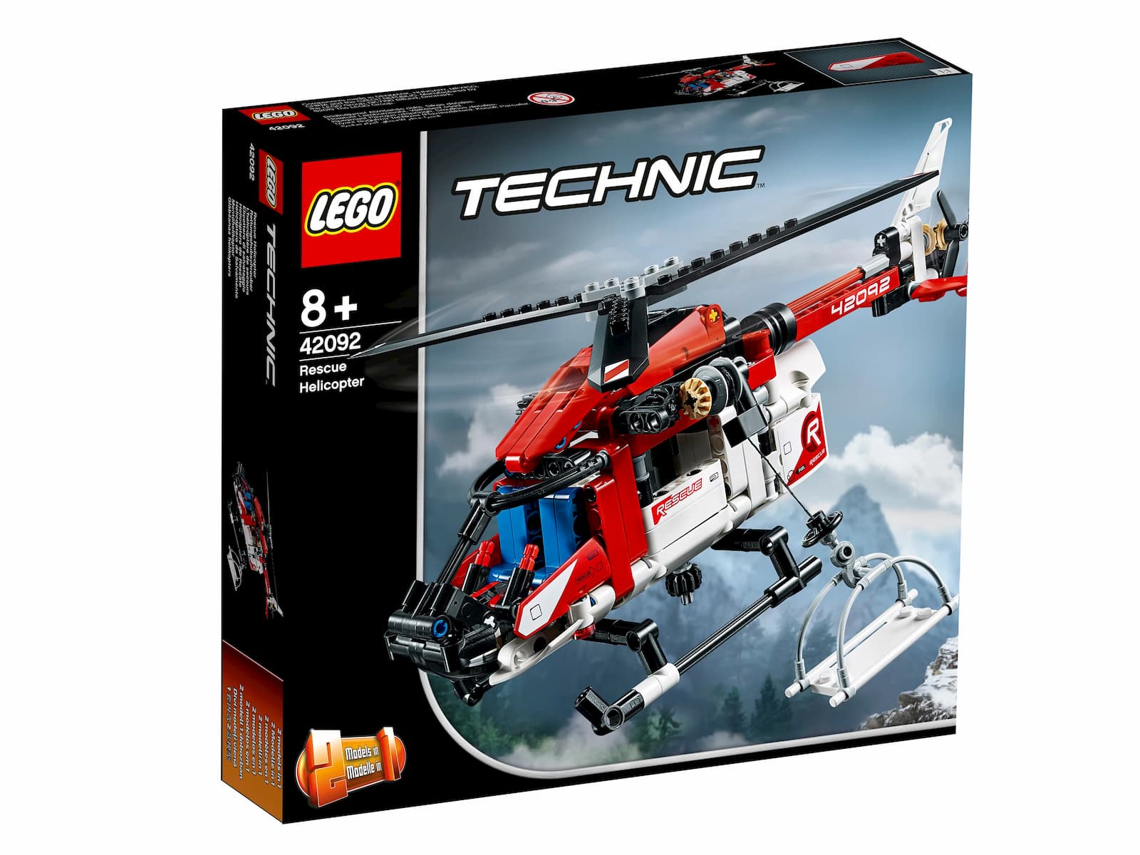 Конструктор LEGO Technic «Спасательный вертолёт» 42092, 325 деталей