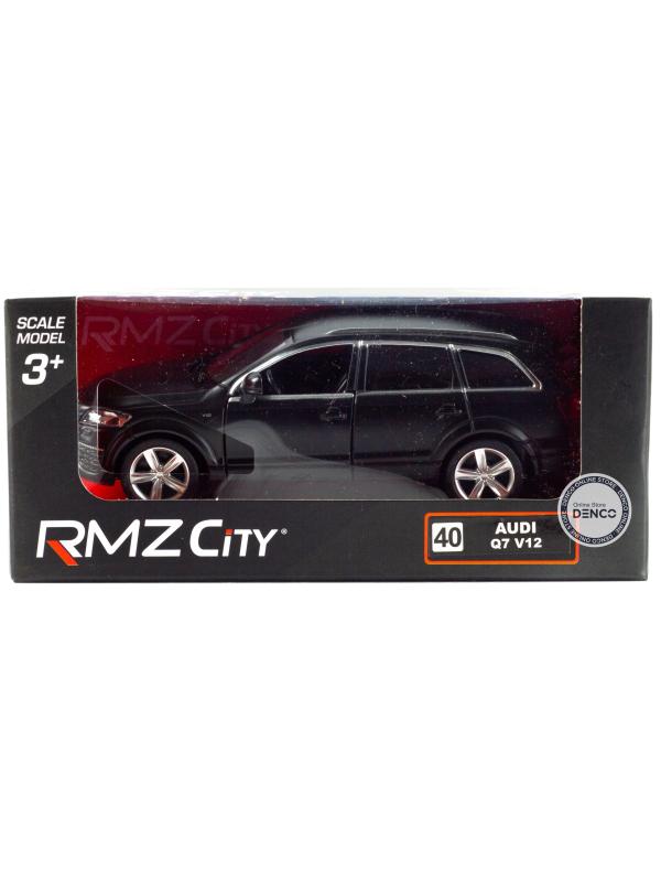 Машинка металлическая инерционная Uni-Fortune RMZ City 1:32 «Audi Q7 V12» серый матовый