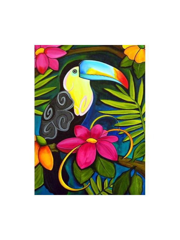 Набор для творчества CENTRUM Алмазная мозаика Ежедневник Тукан