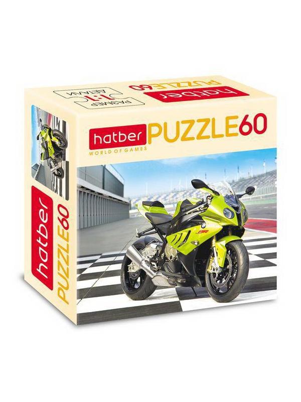 Пазл Hatber Мотоцикл 60 элементов А5ф 230Х165мм
