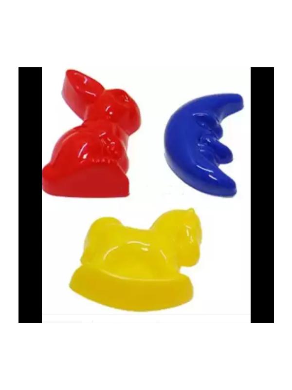 Формочки (Заяц, лошадка, месяц) 12,5х9х7,2 см.