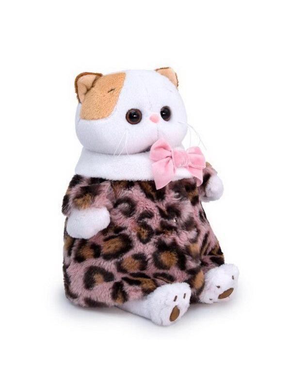 Мягкая игрушка BUDI BASA Кошка Ли-Ли в леопардовой шубке 24 см