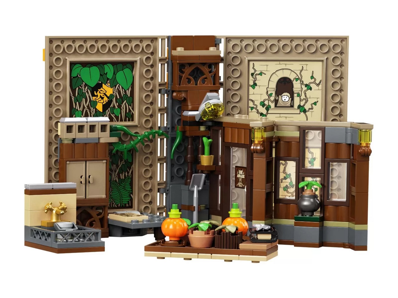 Конструктор LEGO Harry Potter «Учёба в Хогвартсе: Урок травологии» 76384 / 233 детали