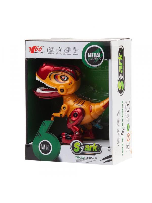 Фигурка Junfa Динозаврик, световые и звуковые эффекты, с металлическими элементами, 3 вида