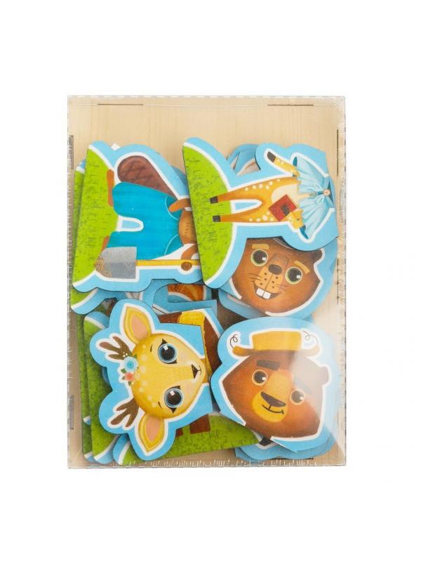 Развивающая игра Мастер Игрушек Половинки Жители леса