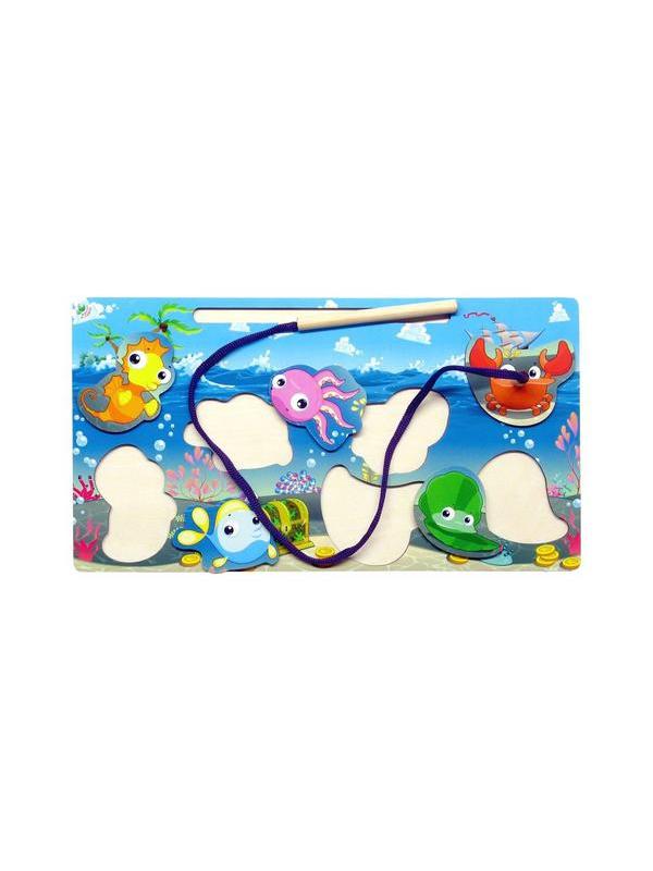 Развивающая игрушка Мастер Игрушек Рамка-вкладка Рыбалка - 2