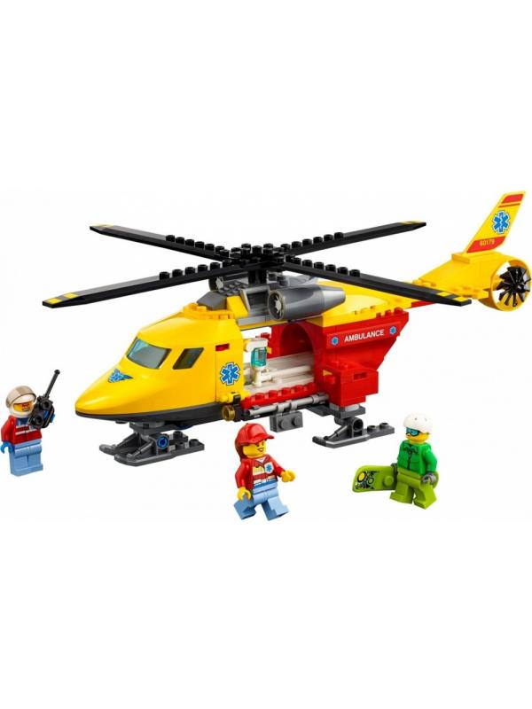 Конструктор Bl «Вертолёт скорой помощи» 10868 (Совместимый с ЛЕГО 60179) 208 деталей