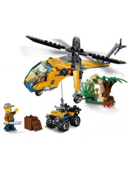 Конструктор Bl «Грузовой вертолёт исследователей джунглей» 10709 (City 60158), 216 деталей
