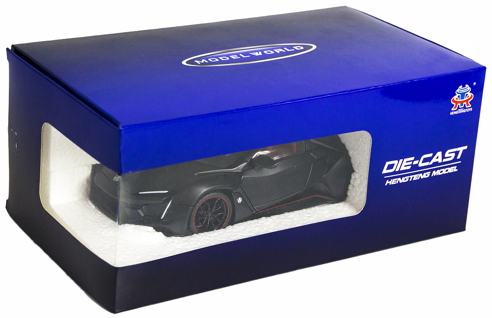 Металлическая машинка 1:24 «Lykan Hypersport» 53522-19, инерционная, свет и звук / Черный