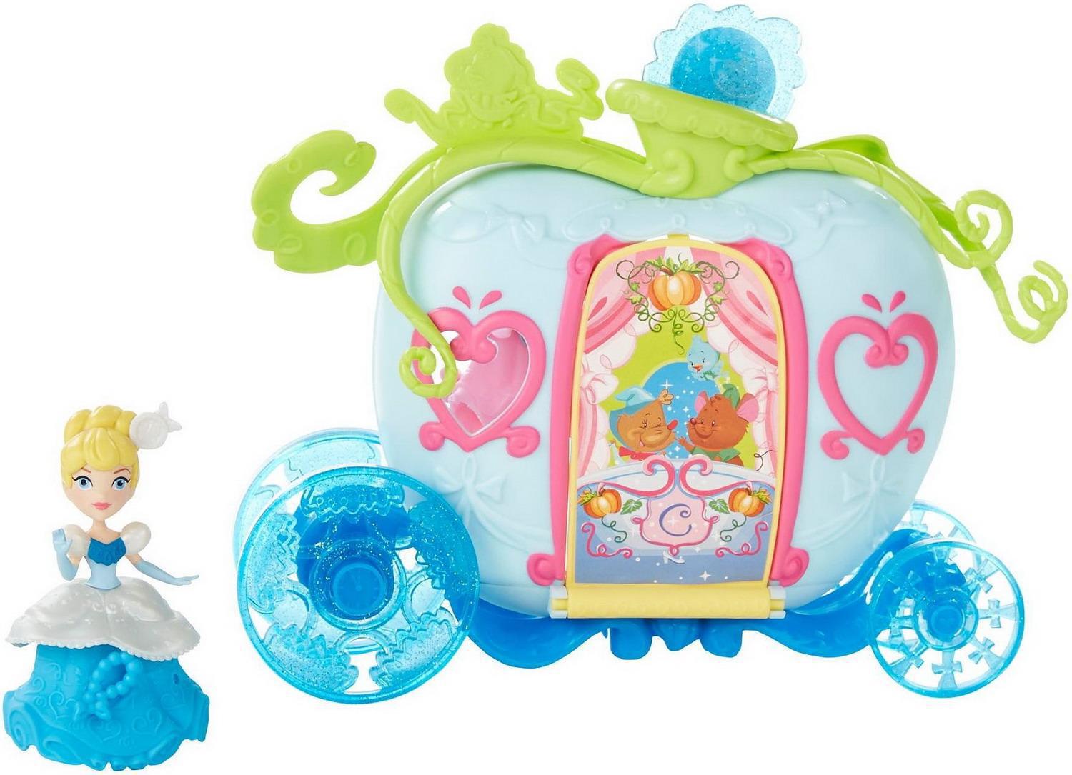 Игровой набор Hasbro Disney Princess с маленькими куклами и аксессуарами, 3 вида Золушка, Белль, Белоснежка