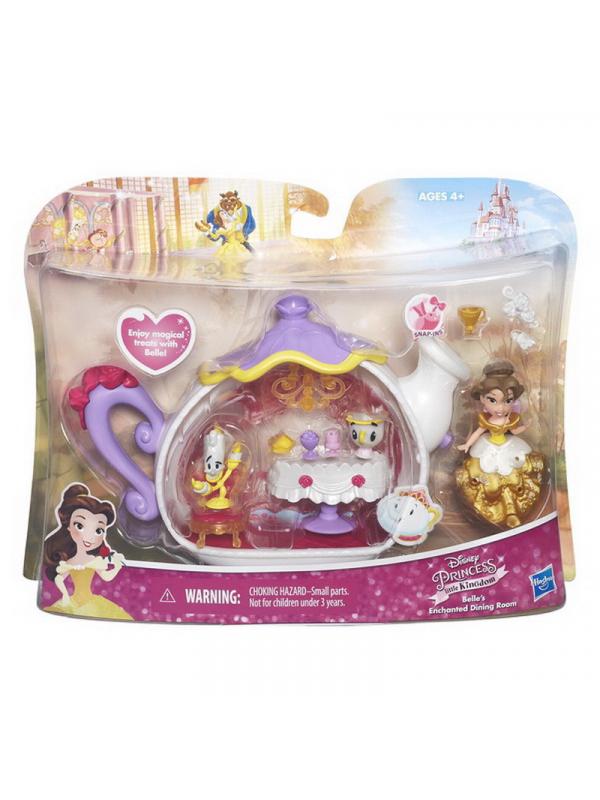 Игровой набор Hasbro Disney Princess с маленькими куклами и аксессуарами, 3 вида Золушка, Белль, Белоснежка