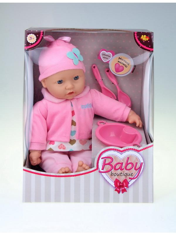 Кукла ABtoys Baby boutique Пупс 40 см, с аксессуарами