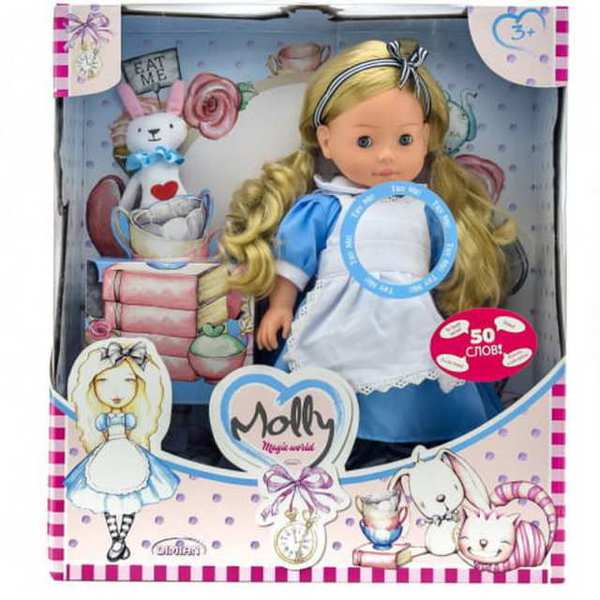 Кукла DIMIAN Molly Magic World 40 см, звуковые эффекты.