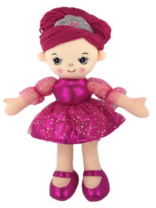 Кукла Мягкое сердце, мягконабивная, балерина, 30 см, цвет розовый M6003 / ABtoys