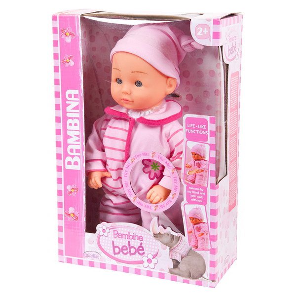 Кукла DIMIAN Bambina Bebe Пупс Первые шаги 33 см