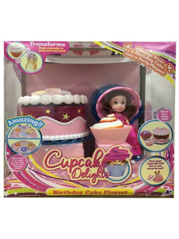 Cupcake Surprise. Набор Чайная вечеринка с Куклой - Капкейк и питомцем
