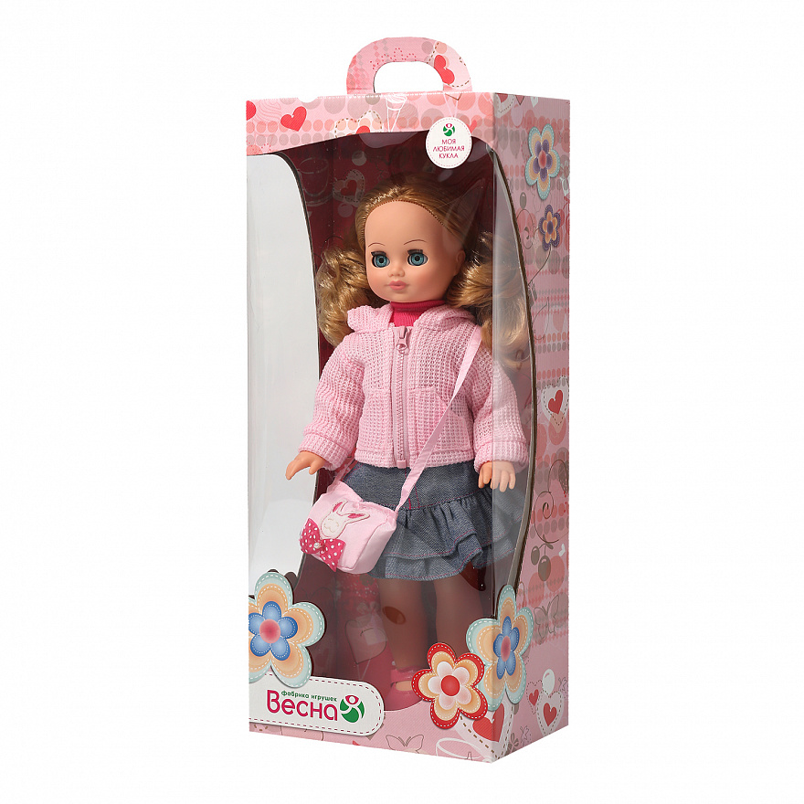 Кукла Лиза Нежный сентябрь пластмассовая 42 см В4027 / Весна