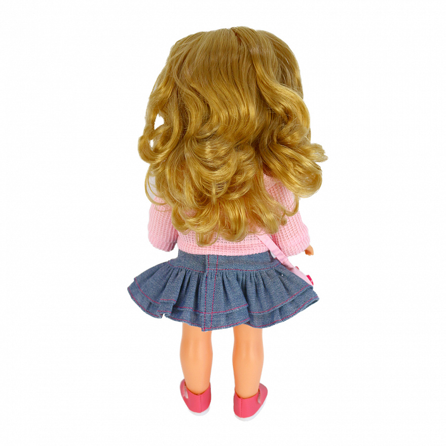 Кукла Лиза Нежный сентябрь пластмассовая 42 см В4027 / Весна